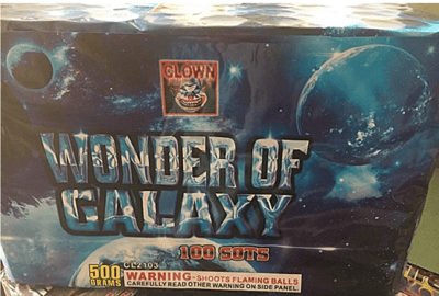 Wonder of Galaxy 100 Shot Cake